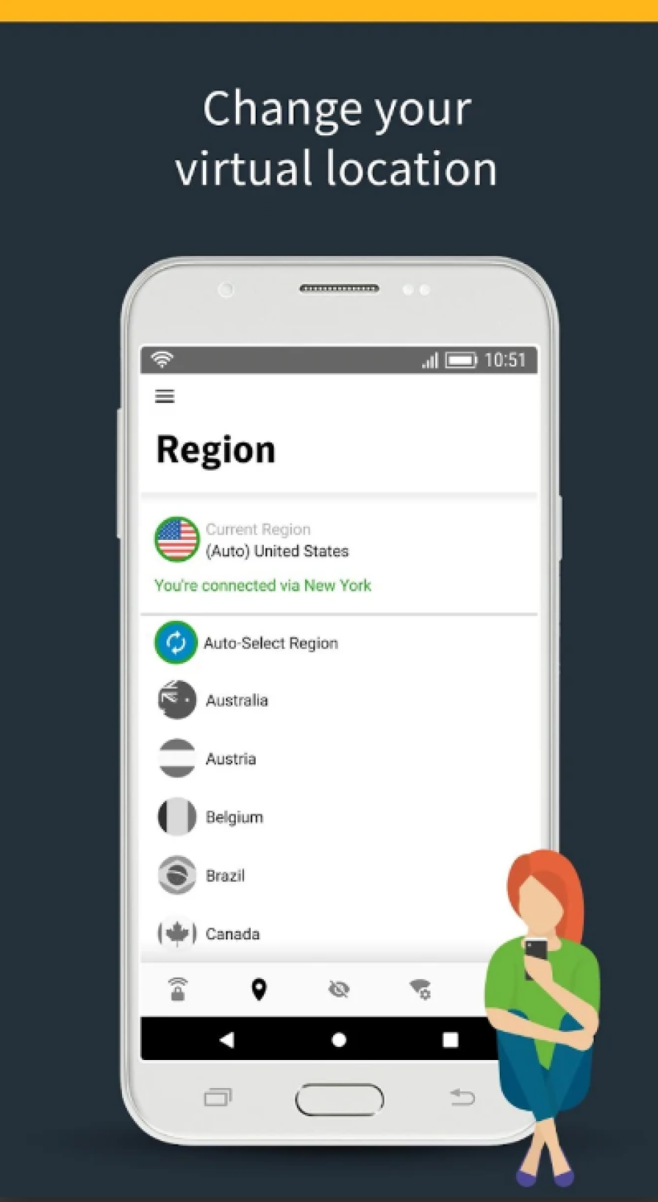 screenshot of Norton Secure VPN